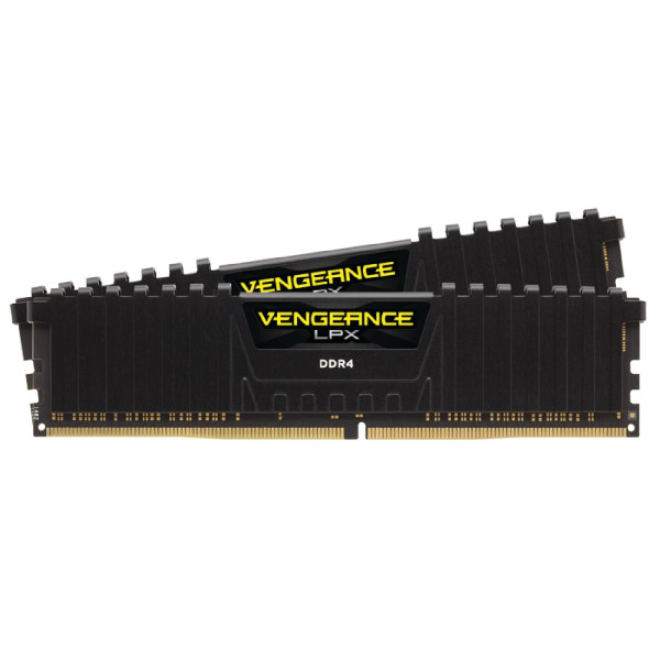 CORSAIR VENGEANCE LPX DDR4 RAM 32GB (2x16GB) 3200MHz CL16-20-20-38 1.35V Intel AMD Memoria para computadora de escritorio - Negro (CMK32GX4M2E3200C16)