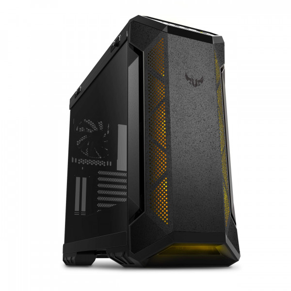 Caja de computadora de torre media ASUS TUF Gaming GT501 para placas base hasta EATX con cajas de panel frontal USB 3.0 GT501/GRY/CON asa