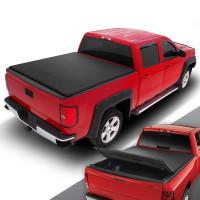 DNA MOTORING Funda para camioneta suave, triple pliegue, ajustable, compatible con 99-06 Silverado/Sierra 1500 2500 3500 y HD de 6.5 pies, TTC-TRISOFT-033