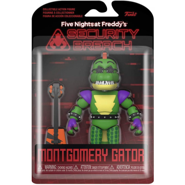 Figura de acción Funko: Five Nights at Freddy's (FNAF) - PizzaPlex - Montgomery Gator - FNAF Pizza Simulator - Coleccionable - Idea de regalo - Mercancía oficial - para niños, niñas, niños y adultos