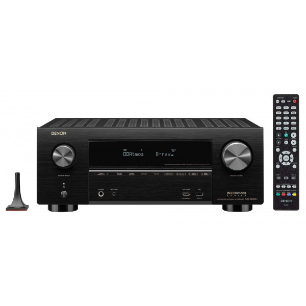 Receptor AV Denon AVR-X3600H UHD (modelo 2019) - 9.2 canales, 105 W cada uno | Nueva elevación de altura virtual y salidas de subwoofer duales | Airplay 2 Alexa y HEOS