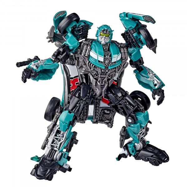 Transformers Toys Studio Series 58 Deluxe Class Dark of The Moon Movie Roadbuster Figura de acción - Adultos y niños de 8 años en adelante, 4.5 pulgadas