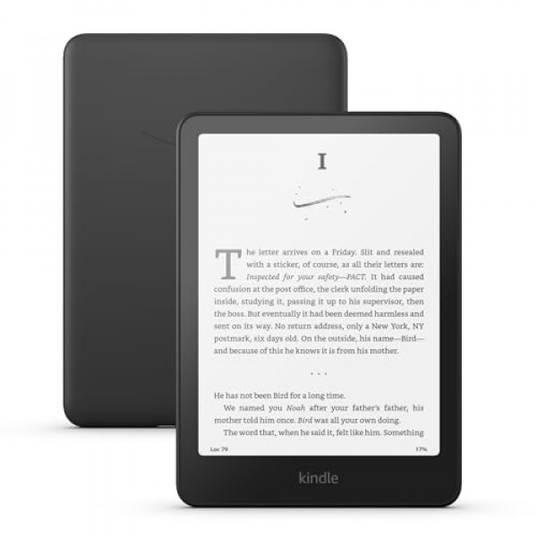 Nuevo Amazon Kindle Paperwhite (16 GB): nuestro Kindle más rápido hasta la fecha, con nueva pantalla antirreflejos de 7 y semanas de duración de la batería - Negro