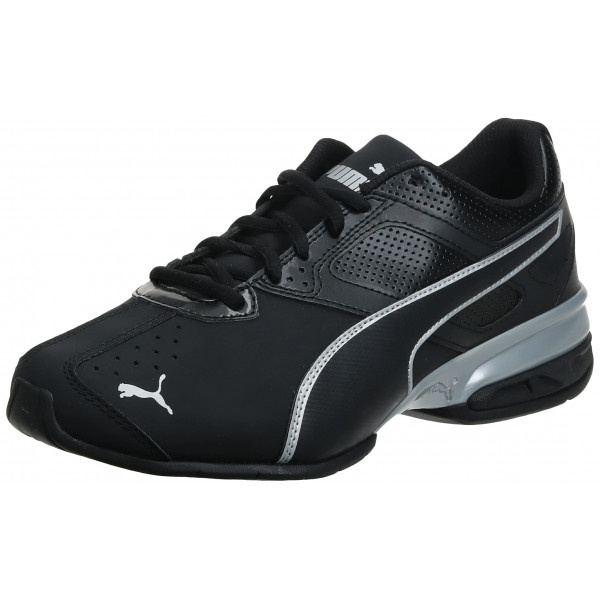 PUMA Hombres Tazon 6 Cross Trainer, PUMA Hombres Negro-PUMA Hombres Plata, 10