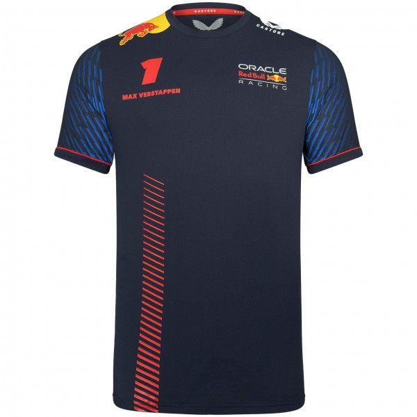 Camiseta Castore Red Bull Racing F1 2023 Max Verstappen Team para hombre - M