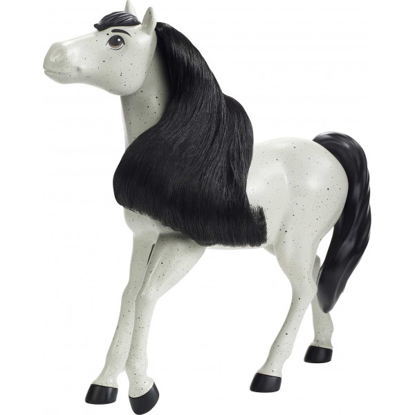 Mattel Spirit Untamed Horse Toy, caballo de manada (aprox. 8 pulgadas) con cabeza móvil, melena larga, postura juguetona y hermoso color