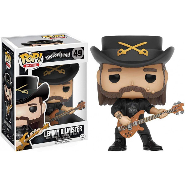 Funko POP Rocks: Figura de acción de Lemmy Kilmister