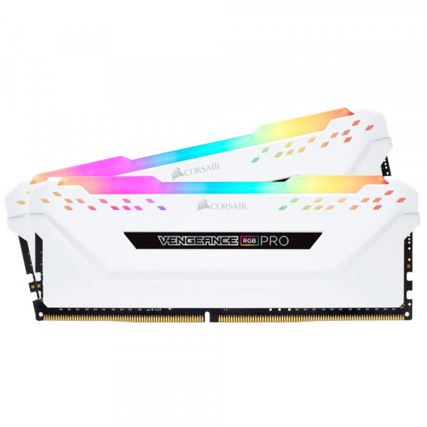 Corsair Vengeance RGB Pro 16GB (2x8GB) DDR4 3600 (PC4-28800) C18 Memoria de escritorio - Blanco