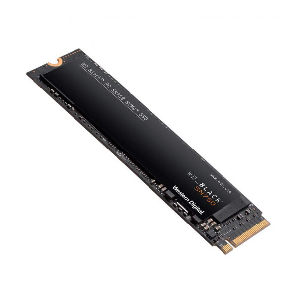 Unidad de estado sólido SSD interna para juegos WD_BLACK SN750 NVMe de 500 GB - Gen3 PCIe, M.2 2280, 3D NAND, hasta 3430 MB/s - WDS500G3X0C