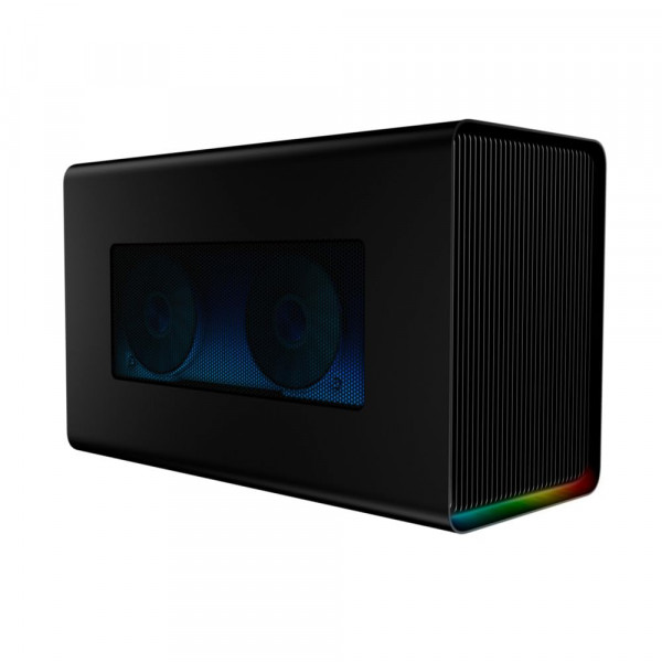 Razer Core X Chroma RC21-01430100-R3K1 Caja GPU Externa (eGPU), Thunderbolt 3, 700W, Compatible con Windows y Mac