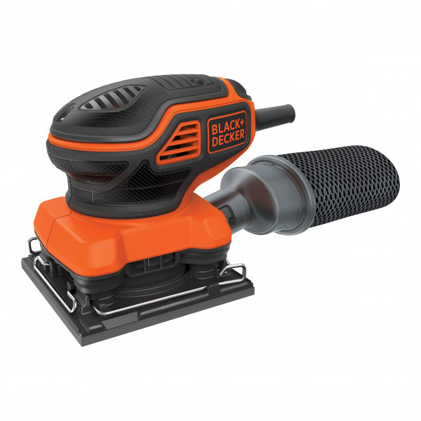 Lijadora orbital eléctrica BLACK+DECKER de 2,0 amperios y 1/4 de hoja (BDEQS300)