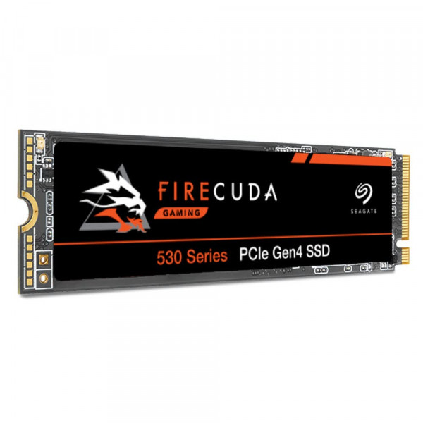 Unidad de estado sólido Seagate FireCuda 530 de 4 TB - M.2 PCIe Gen4 ×4 NVMe 1.4, velocidades de hasta 7300 MB/s, SSD interno PS5 compatible, 3D TLC NAND, 1275 TBW, MTBF de 1,8 M, servicios de rescate de 3 años (ZP4000GM3A013)