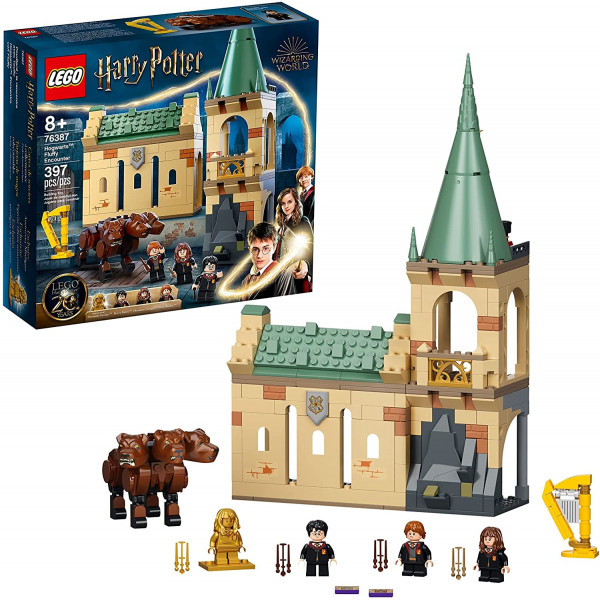 LEGO Harry Potter Hogwarts: Kit de construcción Fluffy Encounter 76387; Juego de Hogwarts para perros de 3 cabezas; Juguete genial y coleccionable; Nuevo 2021 (397 piezas)