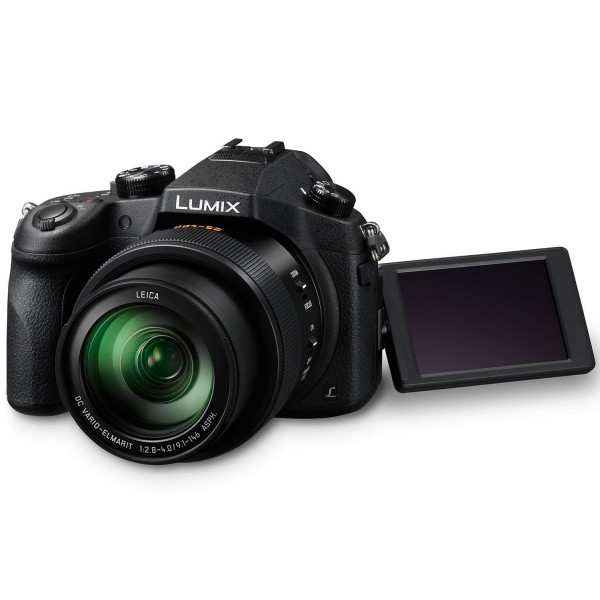 Panasonic LUMIX DMC-FZ1000 Cámara digital de apuntar y disparar 4K de 20,1 MP con lente Leica con zoom de 16X, Wi-Fi integrado y NFC - Negro (modelo de EE. UU.)