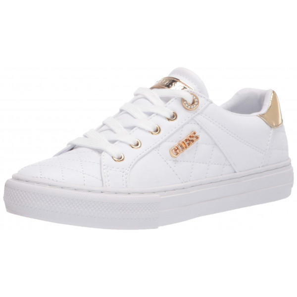 Guess Loven, Zapatillas Mujer, Blanco, 5.5