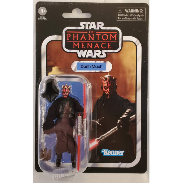 STAR WARS The Vintage Collection Darth Maul Toy, figura de acción de The Phantom Menace a escala de 3,75 pulgadas, juguetes para niños a partir de 4 años