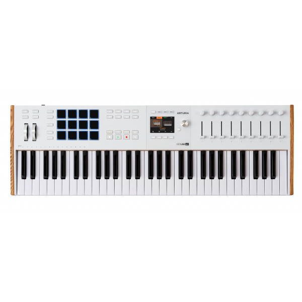 Arturia Keylab 61 Mk3 White - CONTROLADOR DE TECLO USB MIDI USB CLAVE con software Analog Lab Pro incluido