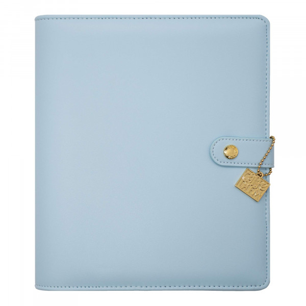 Pukka Pad, Carpe Diem A5 Planner con inserciones semanales y mensuales sin fecha, 10 x 9.5 x 2 pulgadas, azul cielo