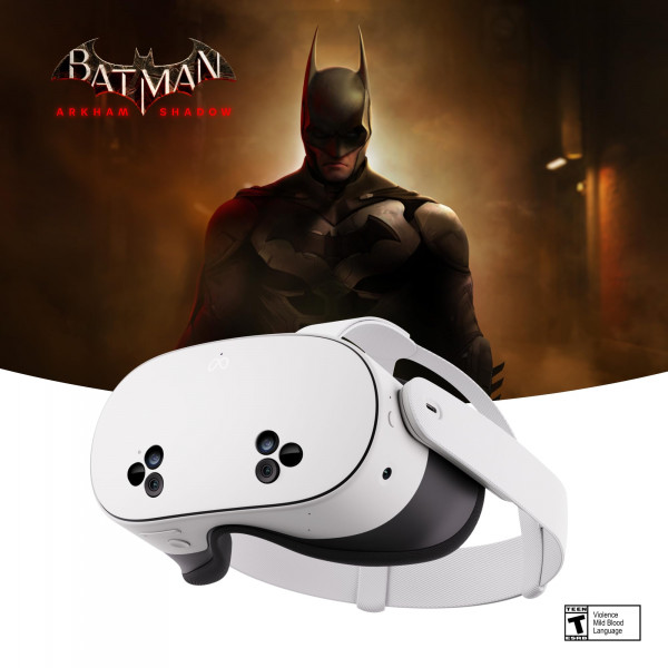 Meta Quest 3S 128GB-Get Batman: Arkham Shadow y una prueba de 3 meses de Meta Quest+ incluido-Auriculares todo en uno